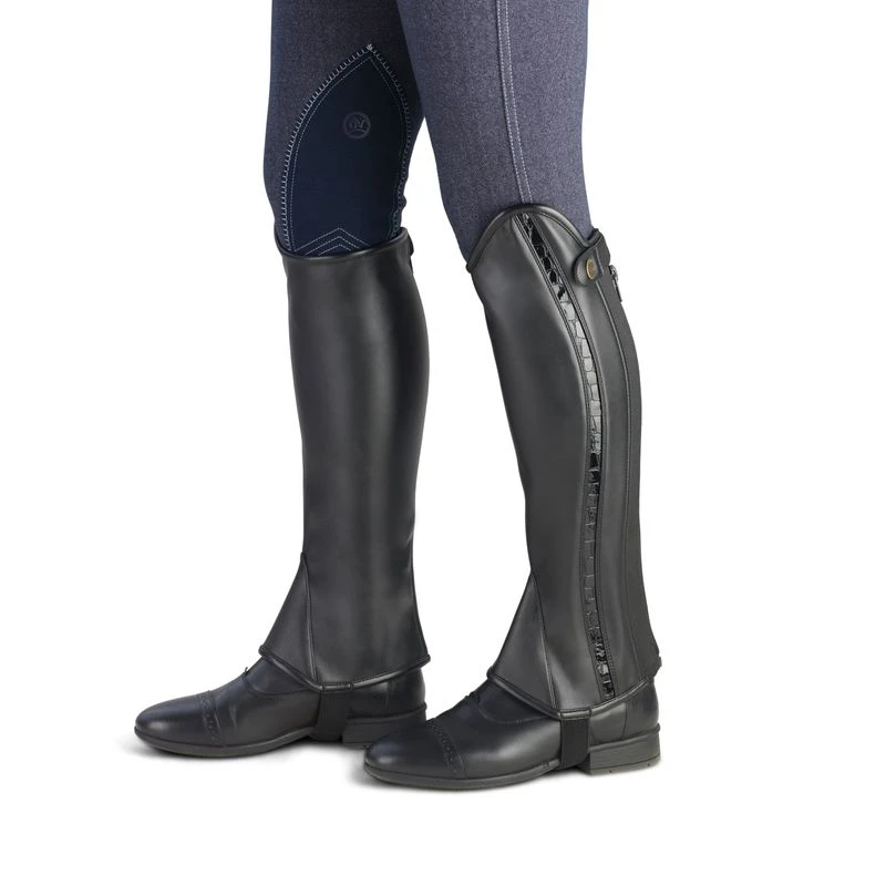 Ovation Alexus Rexion Half Chaps - Black Croc 3 Ovation Alexus Rexion Half Chaps - Black Croc