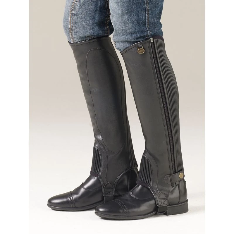 Ovation EquiStretch II Half Chaps - Black 3 Ovation EquiStretch II Half Chaps - Black