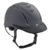 Ovation Deluxe Schooler Helmet - Dark Grey 1 Ovation Deluxe Schooler Helmet - Dark Grey -Best Equestrian Supplies 435544 800 800