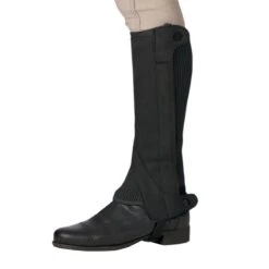 Ovation Elite Amara Ribb Half Chaps - Black -Best Equestrian Supplies 436278 800 800