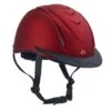 Ovation Metallic Schooler Helmet - Red -Best Equestrian Supplies 437325 800 800