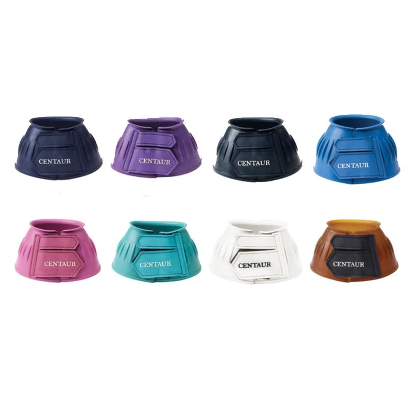 Centaur EcoPure Thick Rib Hook And Loop Bell Boots - Amethyst 3 Centaur EcoPure Thick Rib Hook And Loop Bell Boots - Amethyst