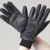 Ovation Leather Winter Cuff Glove - Black -Best Equestrian Supplies 439328 800 800