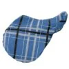 Pessoa Alpine 1200D Saddle Cover - Blueberry/Clay Plaid -Best Equestrian Supplies 439739 800 800
