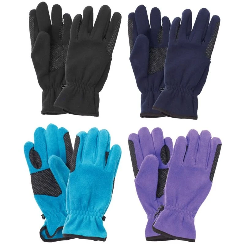 Equistar EquiStar Cozy Fleece Glove - Petrol Blue 4 Equistar EquiStar Cozy Fleece Glove - Petrol Blue - Image 2