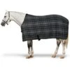Pessoa Wool Cooler - Grey Plaid -Best Equestrian Supplies 441708 800 800