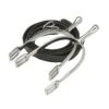 Korsteel 1 1/2" Long Neck Dressage Spurs W/Straps 1 Korsteel 1 1/2" Long Neck Dressage Spurs W/Straps -Best Equestrian Supplies 443122 800 800