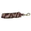 Western Rawhide 10' Poly Lead W/Solid BrassBolt Snap - Tan/Burgundy