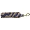 Western Rawhide 10' Poly Lead W/Solid BrassBolt Snap - Tan/Navy -Best Equestrian Supplies 443917 800 800