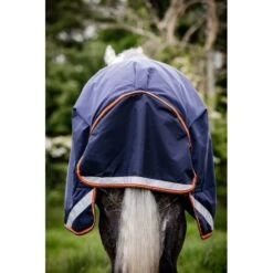 Rambo Original Turnout W/Leg Arches 100g - Navy/Orange/Tan/Brown 9 Rambo Original Turnout W/Leg Arches 100g - Navy/Orange/Tan/Brown -Best Equestrian Supplies 445147 800 800