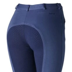 Horze Women's Active Full Seat Breeches - Coastal Fjord Blue/Patriot Blue 10 Horze Women's Active Full Seat Breeches - Coastal Fjord Blue/Patriot Blue -Best Equestrian Supplies 453291 800 800