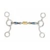 Shires Tom Thumb W/Roller Link - Blue Sweet Iron -Best Equestrian Supplies 471456 800 800