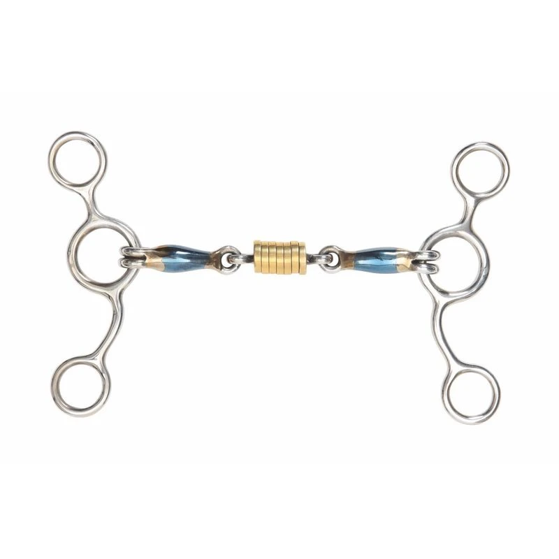 Shires Tom Thumb W/Roller Link - Blue Sweet Iron 3 Shires Tom Thumb W/Roller Link - Blue Sweet Iron