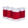 Horze Santa 4 Piece Leg Wraps - Red -Best Equestrian Supplies 479607 800 800