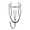Horze Belgravia 5-Point Breastplate Martingale W/Running Attachment - Black -Best Equestrian Supplies 480002 800 800