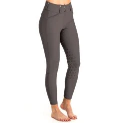 Tredstep Women's Evolute Knee Patch Breeches - Opal Grey -Best Equestrian Supplies 484745 800 800