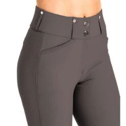 Tredstep Women's Evolute Knee Patch Breeches - Opal Grey -Best Equestrian Supplies 484748 800 800