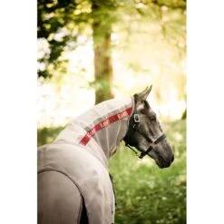 Rambo Protector W/Disc Front - Oatmeal/Cherry/Peach/Blue 9 Rambo Protector W/Disc Front - Oatmeal/Cherry/Peach/Blue -Best Equestrian Supplies 488392 800 800