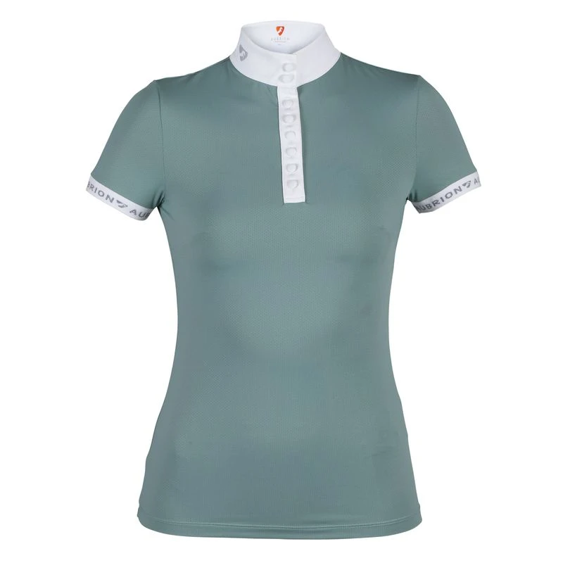 Shires Aubrion Women's Chester Show Shirt - Sage 3 Shires Aubrion Women's Chester Show Shirt - Sage