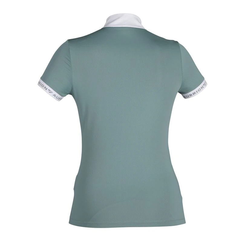 Shires Aubrion Women's Chester Show Shirt - Sage 4 Shires Aubrion Women's Chester Show Shirt - Sage - Image 2