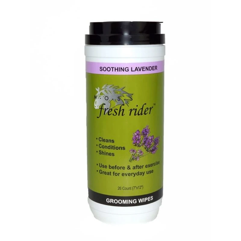MOSS Fresh Rider Grooming Wipes - Lavender 3 MOSS Fresh Rider Grooming Wipes - Lavender