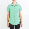 Irideon Women's Aspen Short Sleeve Trail Shirt - Island Green 2 Irideon Women's Aspen Short Sleeve Trail Shirt - Island Green -Best Equestrian Supplies 516142 800 800