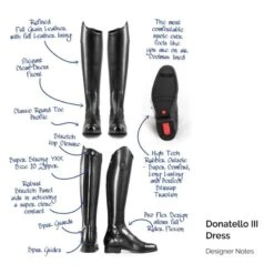 Tredstep Donatello III Field Boot - Black -Best Equestrian Supplies 524641 800 800
