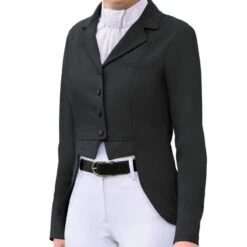 Ovation Women's Elegance Dressage Short Tail Coat - Black