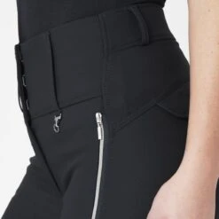 Horze Women's Andrea Slimming Knee Patch Breeches - Dark Navy 7 Horze Women's Andrea Slimming Knee Patch Breeches - Dark Navy -Best Equestrian Supplies 530100 800 800