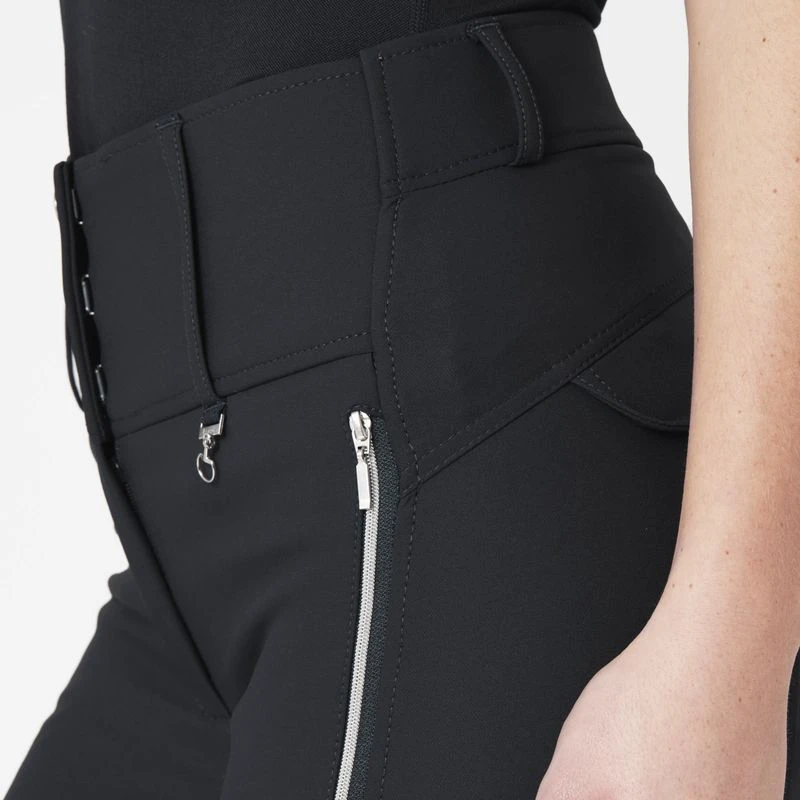 Horze Women's Andrea Slimming Knee Patch Breeches - Dark Navy 4 Horze Women's Andrea Slimming Knee Patch Breeches - Dark Navy - Image 2