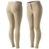 Horze Women's Active Knee Patch Breeches - Tan 1 Horze Women's Active Knee Patch Breeches - Tan -Best Equestrian Supplies 531254 800 800