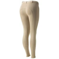 Horze Women's Active Knee Patch Breeches - Tan 9 Horze Women's Active Knee Patch Breeches - Tan -Best Equestrian Supplies 531256 800 800