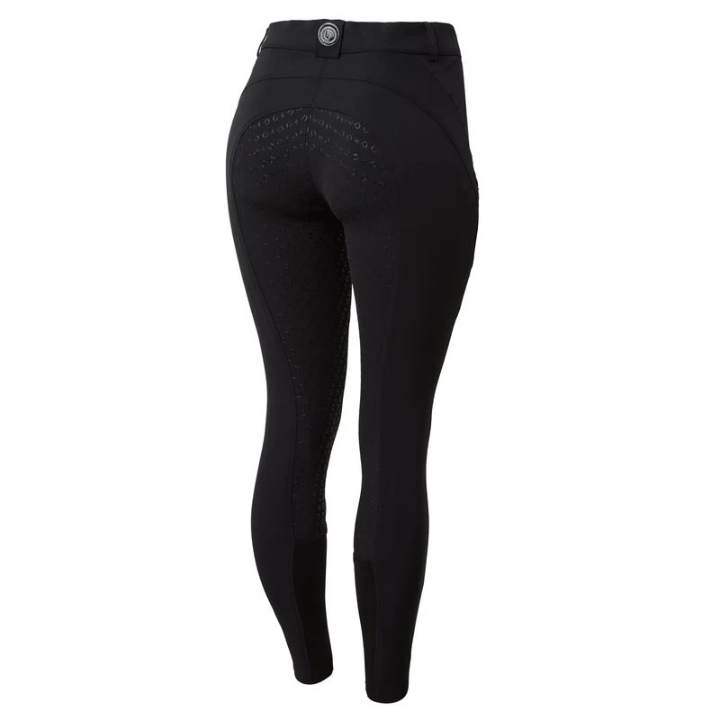 Horze Women's Mila Full Seat Breeches - Black 3 Horze Women's Mila Full Seat Breeches - Black