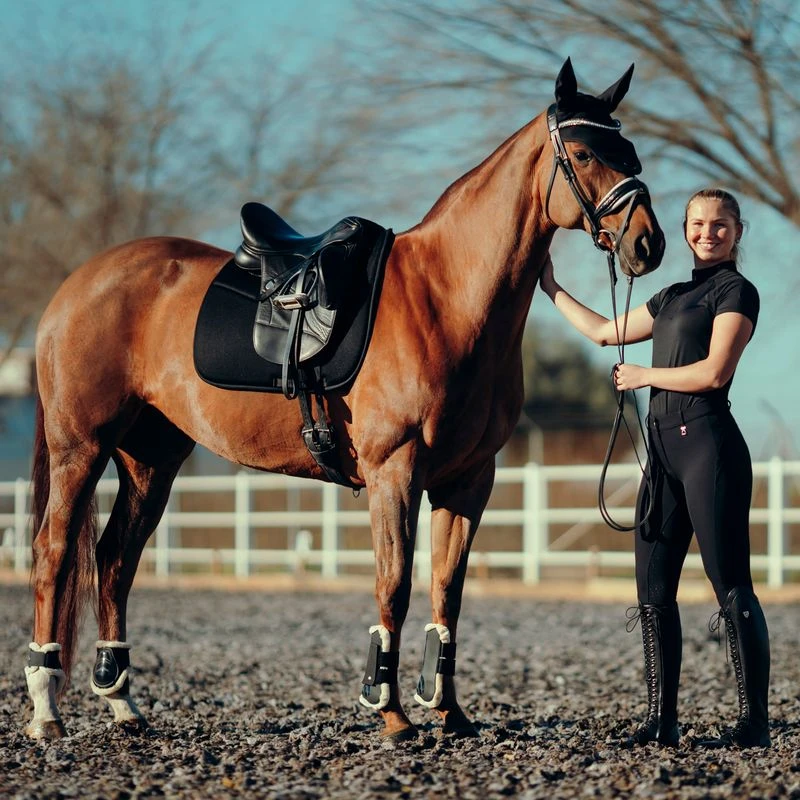 Horze Women's Mila Full Seat Breeches - Black 7 Horze Women's Mila Full Seat Breeches - Black - Image 5