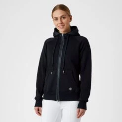 B Vertigo Women's Gianna Full Zip Hoodie - Dark Navy -Best Equestrian Supplies 531747 800 800