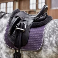 Horze Adepto Dressage Saddle Pad - Black Currant Purple -Best Equestrian Supplies 533135 800 800
