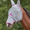Weatherbeeta Comfitec Durable Mesh Mask W/Ears & Nose - Grey/Purple -Best Equestrian Supplies 534502 800 800