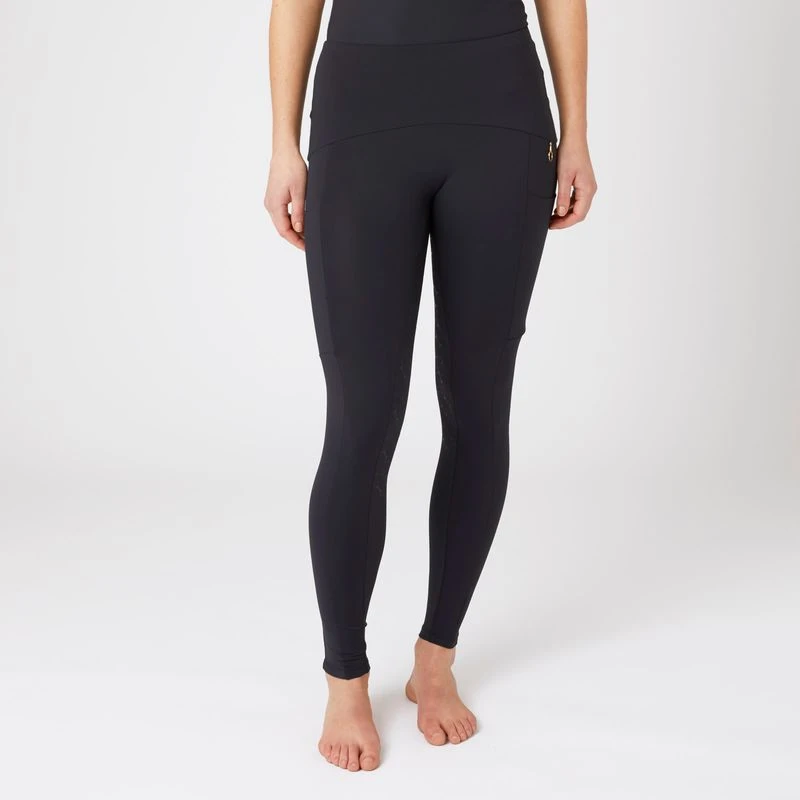 Horze Women's Sagira Full Seat Tights - Dark Navy 7 Horze Women's Sagira Full Seat Tights - Dark Navy - Image 5