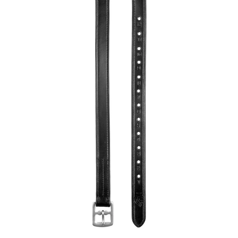 Equinavia Saga Non Stretch Dressage Leathers - Black 5 Equinavia Saga Non Stretch Dressage Leathers - Black - Image 3