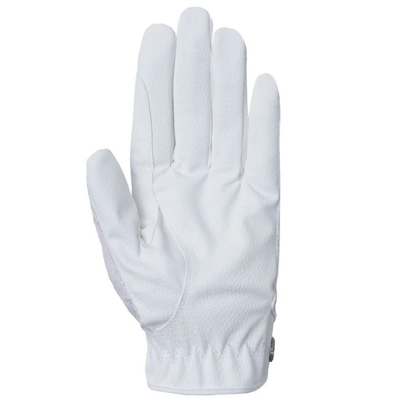 B Vertigo Women's Cooling Lace Riding Gloves - White 7 B Vertigo Women's Cooling Lace Riding Gloves - White - Image 5