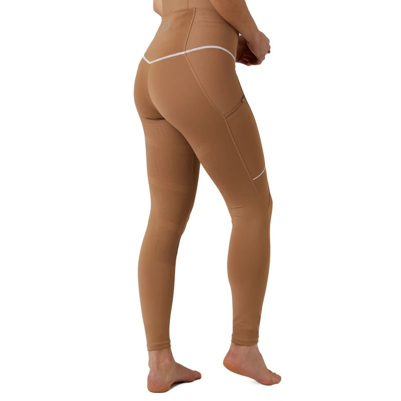 B Vertigo Women's Adara High Waist Full Seat Tights - Tiger's Eye Brown 5 B Vertigo Women's Adara High Waist Full Seat Tights - Tiger's Eye Brown - Image 3