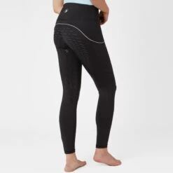 Horze Women's Nicki Breathable Technical Full Seat Tights - Black 9 Horze Women's Nicki Breathable Technical Full Seat Tights - Black -Best Equestrian Supplies 548222 800 800