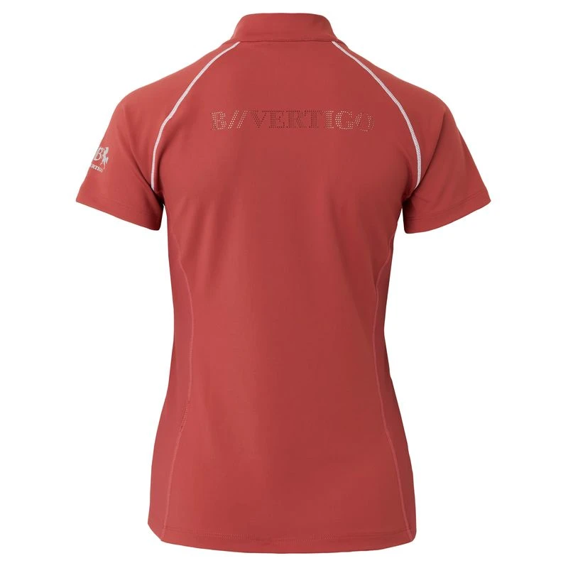 B Vertigo Kids' Adara Cool Tech Training Shirt - Mineral Red 4 B Vertigo Kids' Adara Cool Tech Training Shirt - Mineral Red - Image 2