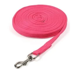 Shires Soft Feel 26ft Lunge Line - Pink