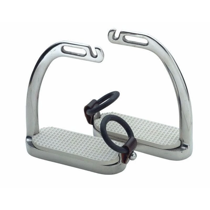 Shires Fillis Peacock Stirrups - Stainless Steel 3 Shires Fillis Peacock Stirrups - Stainless Steel