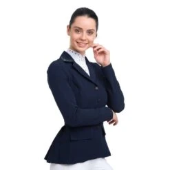 Cavalliera Women's Diva Purity Show Jacket - Navy Blue