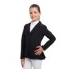 Cavalliera Kids' I Love Crystals Show Jacket - Black/Rose Gold 2 Cavalliera Kids' I Love Crystals Show Jacket - Black/Rose Gold -Best Equestrian Supplies 558654 800 800