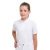 Cavalliera Kids' I Love Crystals Short Sleeve Show Shirt - White/Silver 2 Cavalliera Kids' I Love Crystals Short Sleeve Show Shirt - White/Silver -Best Equestrian Supplies 558722 800 800