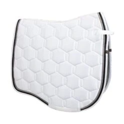 Toklat Tango Double Hexagon Dressage Pad - White