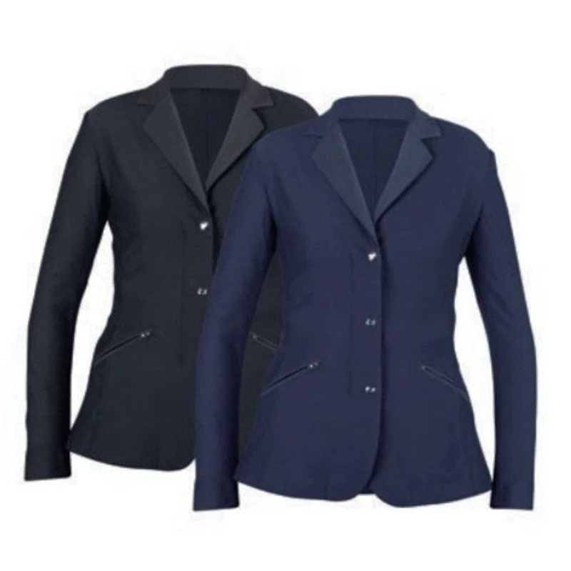 Shires Aubrion Kids' Goldhawk Show Jacket - Navy 4 Shires Aubrion Kids' Goldhawk Show Jacket - Navy - Image 2